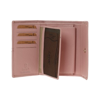Lavor 1-6157 Μεγάλο Δερμάτινο Γυναικείο Πορτοφόλι με RFID Pink