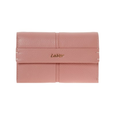Lavor 1-6157 Μεγάλο Δερμάτινο Γυναικείο Πορτοφόλι με RFID Pink