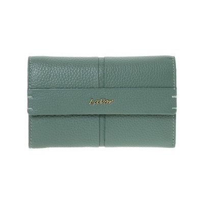 Lavor 1-6157 Μεγάλο Δερμάτινο Γυναικείο Πορτοφόλι με RFID Μέντα