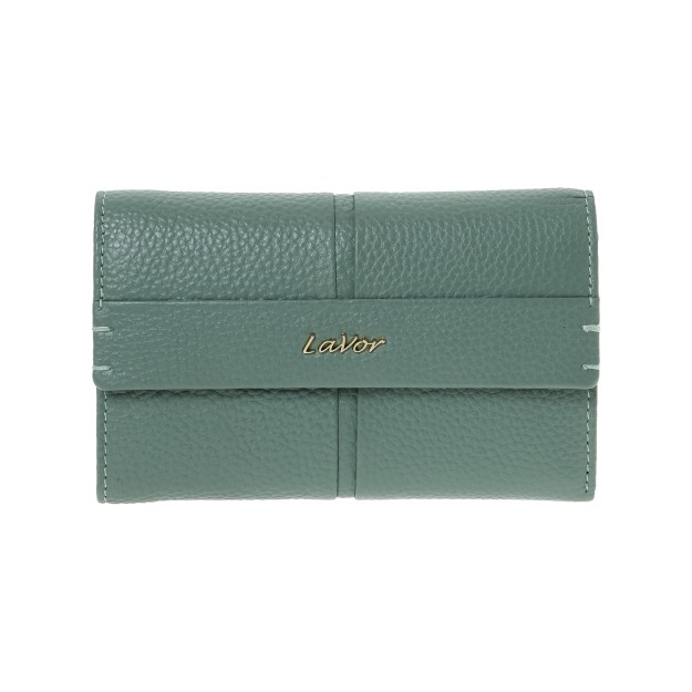 Lavor 1-6157 Μεγάλο Δερμάτινο Γυναικείο Πορτοφόλι με RFID Μέντα