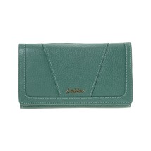 Lavor 1-6155 Μεγάλο Δερμάτινο Γυναικείο Πορτοφόλι με RFID Μέντα