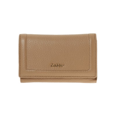Lavor 1-6156 Μεγάλο Δερμάτινο Γυναικείο Πορτοφόλι με RFID Nude