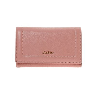 Lavor 1-6156 Μεγάλο Δερμάτινο Γυναικείο Πορτοφόλι με RFID Pink