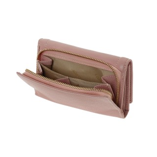 Lavor 1-6156 Μεγάλο Δερμάτινο Γυναικείο Πορτοφόλι με RFID Pink