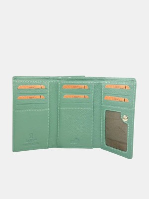 Lavor 1-6158 Μεγάλο Δερμάτινο Γυναικείο Πορτοφόλι με RFID Μέντα