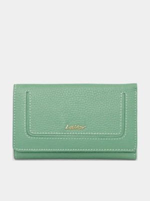 Lavor 1-6158 Μεγάλο Δερμάτινο Γυναικείο Πορτοφόλι με RFID Μέντα
