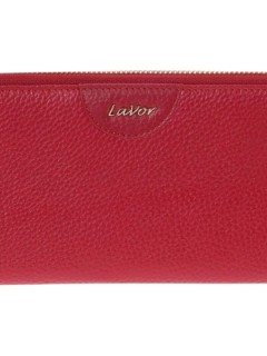 Lavor 1-6159 Μεγάλο Δερμάτινο Γυναικείο Πορτοφόλι με RFID Κόκκινο