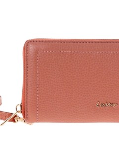 Lavor 1-6160 Μεγάλο Δερμάτινο Γυναικείο Πορτοφόλι με RFID Ροζ