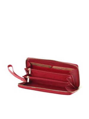 Lavor 1-6160 Μεγάλο Δερμάτινο Γυναικείο Πορτοφόλι με RFID Κόκκινο