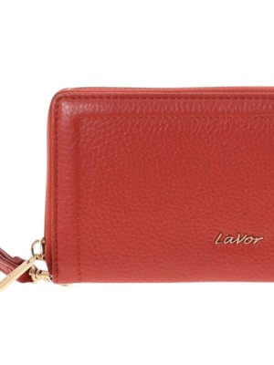 Lavor 1-6160 Μεγάλο Δερμάτινο Γυναικείο Πορτοφόλι με RFID Τερακότα