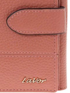 Lavor 1-6161 Μεγάλο Δερμάτινο Γυναικείο Πορτοφόλι με RFID Ροζ