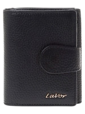 Lavor 1-6162 Μικρό Δερμάτινο Γυναικείο Πορτοφόλι με RFID Μαύρο