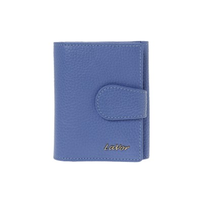 Lavor 1-6162 Μικρό Δερμάτινο Γυναικείο Πορτοφόλι με RFID Γαλάζιο