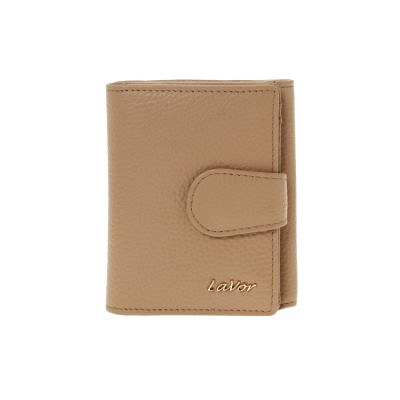 Lavor 1-6162 Μικρό Δερμάτινο Γυναικείο Πορτοφόλι με RFID Nude