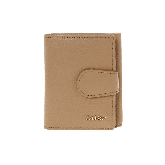 Lavor 1-6162 Μικρό Δερμάτινο Γυναικείο Πορτοφόλι με RFID Nude