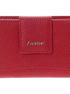 Lavor 1-6163 Μικρό Δερμάτινο Γυναικείο Πορτοφόλι με RFID Κόκκινο