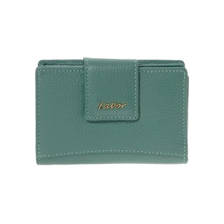 Lavor 1-6163 Μικρό Δερμάτινο Γυναικείο Πορτοφόλι με RFID Μέντα