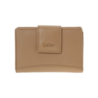 Lavor 1-6163 Μικρό Δερμάτινο Γυναικείο Πορτοφόλι με RFID Nude