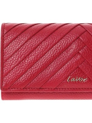 Lavor 1-6164 Μεγάλο Δερμάτινο Γυναικείο Πορτοφόλι με RFID Κόκκινο