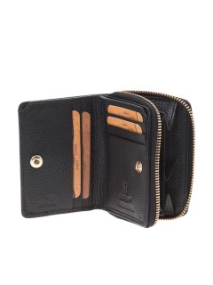 Lavor 1-6165 Μικρό Δερμάτινο Γυναικείο Πορτοφόλι με RFID Μαύρο