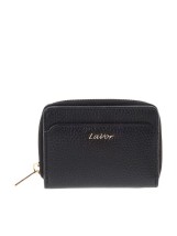 Lavor 1-6165 Μικρό Δερμάτινο Γυναικείο Πορτοφόλι με RFID Μαύρο