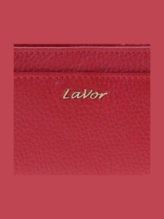 Lavor 1-6165 Μικρό Δερμάτινο Γυναικείο Πορτοφόλι με RFID Κόκκινο