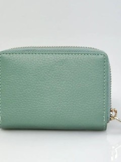 Lavor 1-6165 Μικρό Δερμάτινο Γυναικείο Πορτοφόλι με RFID Μέντα