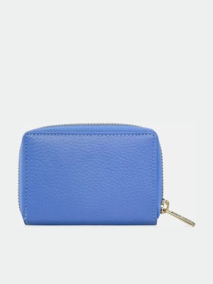 Lavor 1-6165 Μικρό Δερμάτινο Γυναικείο Πορτοφόλι με RFID Γαλάζιο