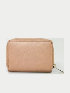 Lavor 1-6165 Μικρό Δερμάτινο Γυναικείο Πορτοφόλι με RFID Nude