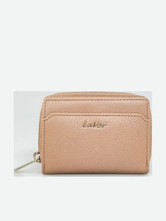 Lavor 1-6165 Μικρό Δερμάτινο Γυναικείο Πορτοφόλι με RFID Nude