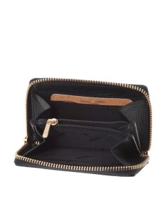 Lavor 1-6166 Μικρό Δερμάτινο Γυναικείο Πορτοφόλι με RFID Μαύρο