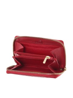 Lavor 1-6166 Μικρό Δερμάτινο Γυναικείο Πορτοφόλι με RFID Κόκκινο