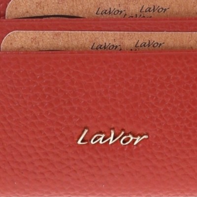 Lavor 1-6166 Μικρό Δερμάτινο Γυναικείο Πορτοφόλι με RFID Τεράκοτα