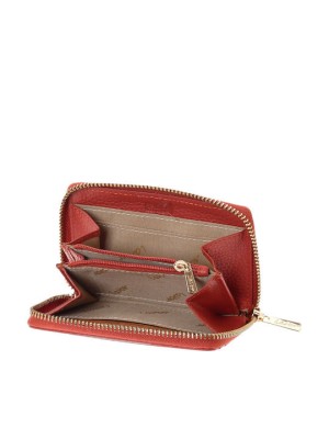 Lavor 1-6166 Μικρό Δερμάτινο Γυναικείο Πορτοφόλι με RFID Τεράκοτα