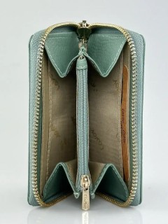 Lavor 1-6166 Μικρό Δερμάτινο Γυναικείο Πορτοφόλι με RFID Μέντα