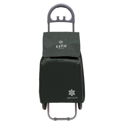 ΚΑΡΟΤΣΙ ΛΑΙΚΗΣ ECOMAX ΥΦΑΣΜΑΤΙΝΟ 40lt ΓΚΡΙ