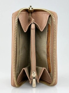 Lavor 1-6166 Μικρό Δερμάτινο Γυναικείο Πορτοφόλι με RFID Nude