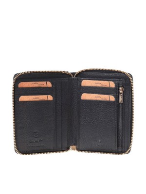 Lavor 1-6167 Μικρό Δερμάτινο Γυναικείο Πορτοφόλι με RFID Μαύρο
