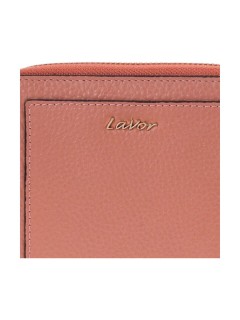 Lavor 1-6167 Μικρό Δερμάτινο Γυναικείο Πορτοφόλι με RFID Ροζ
