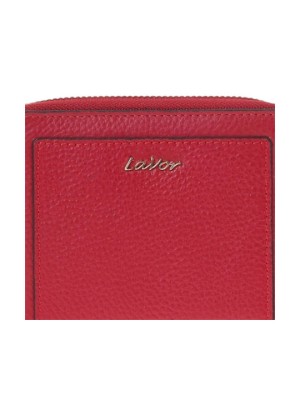 Lavor 1-6167 Μικρό Δερμάτινο Γυναικείο Πορτοφόλι με RFID Κόκκινο