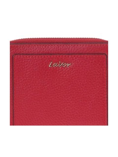 Lavor 1-6167 Μικρό Δερμάτινο Γυναικείο Πορτοφόλι με RFID Κόκκινο
