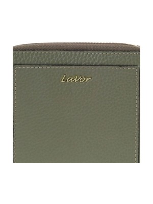 Lavor 1-6167 Μικρό Δερμάτινο Γυναικείο Πορτοφόλι με RFID Χακί