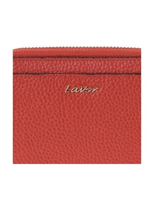 Lavor 1-6167 Μικρό Δερμάτινο Γυναικείο Πορτοφόλι με RFID Τερακότα
