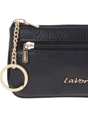 Lavor 1-6168 Μικρό Δερμάτινο Γυναικείο Πορτοφόλι με RFID Μαύρο