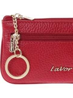 Lavor 1-6168 Μικρό Δερμάτινο Γυναικείο Πορτοφόλι με RFID Κόκκινο