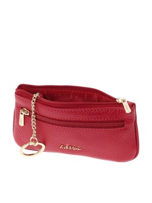 Lavor 1-6168 Μικρό Δερμάτινο Γυναικείο Πορτοφόλι με RFID Κόκκινο