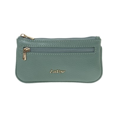 Lavor 1-6168 Μικρό Δερμάτινο Γυναικείο Πορτοφόλι με RFID Μέντα