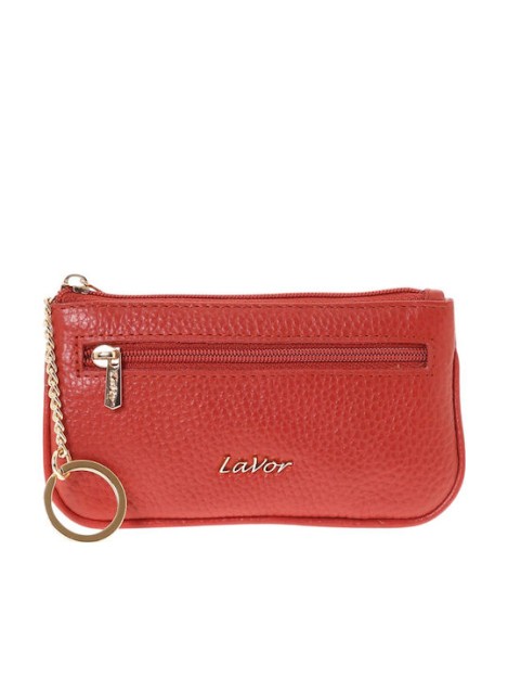 Lavor 1-6168 Μικρό Δερμάτινο Γυναικείο Πορτοφόλι με RFID Τερακότα