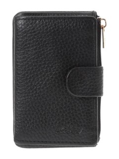 Lavor 1-6169 Μικρό Δερμάτινο Γυναικείο Πορτοφόλι Καρτών με RFID Μαύρο