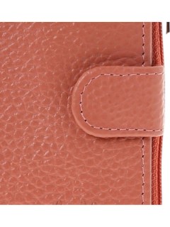 Lavor 1-6169 Μικρό Δερμάτινο Γυναικείο Πορτοφόλι Καρτών με RFID Ροζ